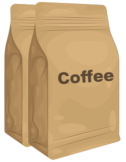 Пакет с кофе
