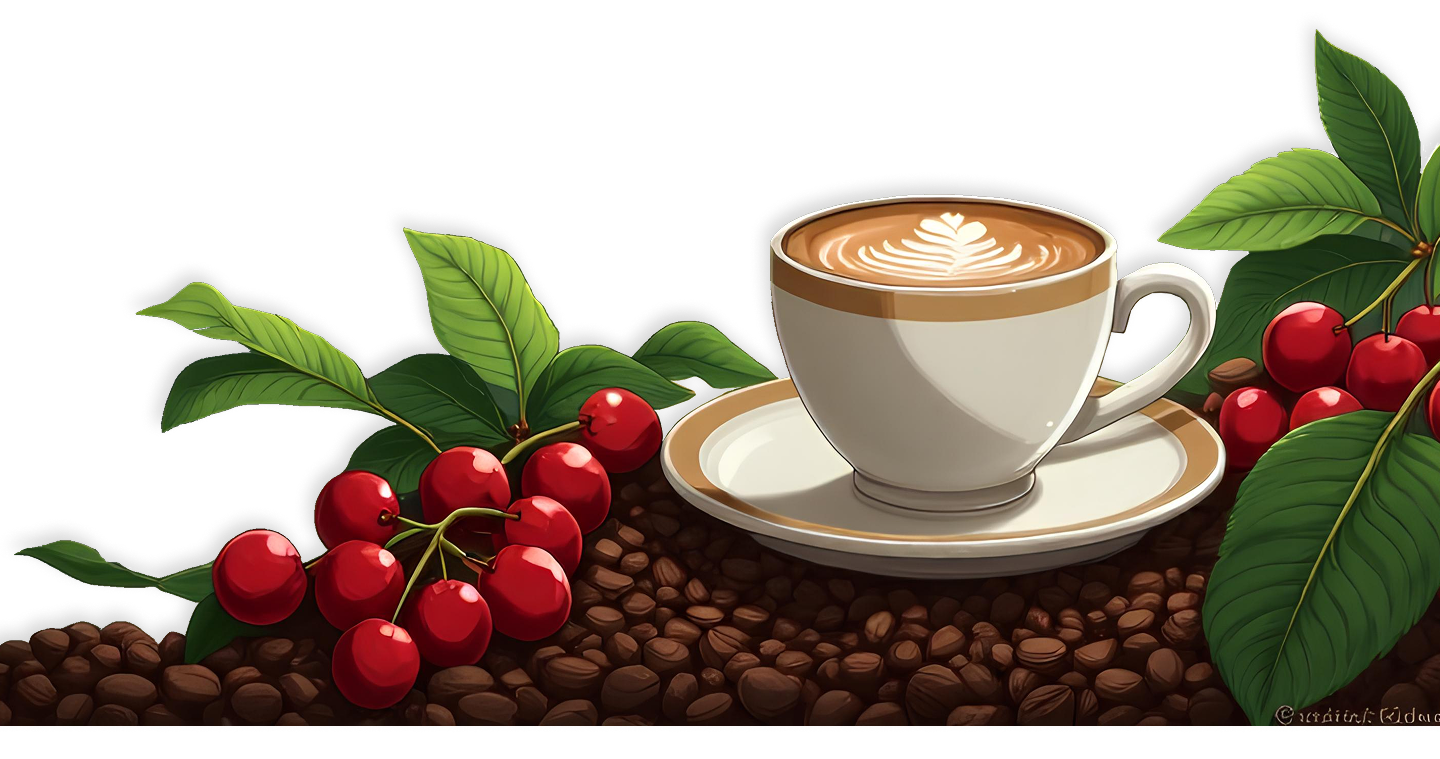 Кофе с ягодами